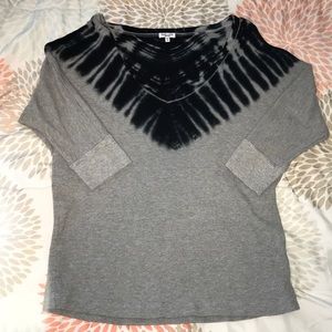 Splendid tie dye dolman shirt